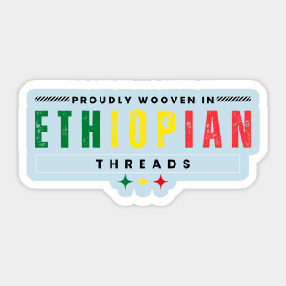 Proudly Ethiopian Sticker